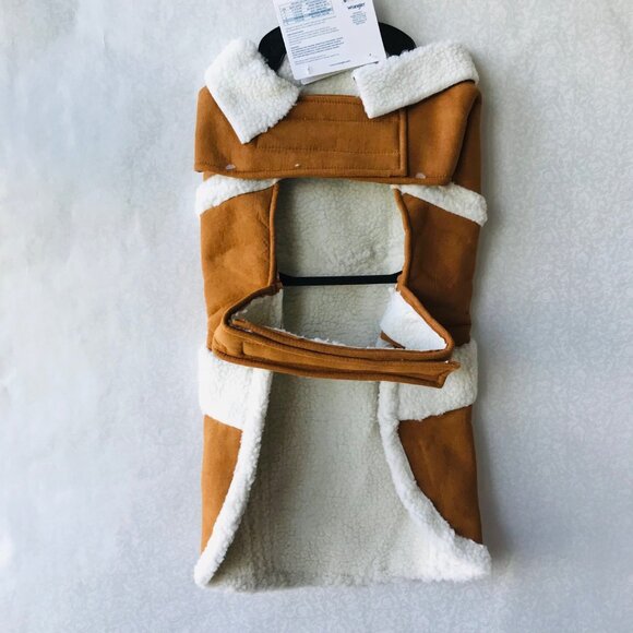 Wrangler Faux Suede - look exterior and Sherpa Dog Jacket  Size : L - Picture 2 of 8